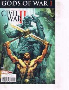 Lot Of 2 Comic Books Marvel Civil War II #1 and #7 Thor Ironman ON9