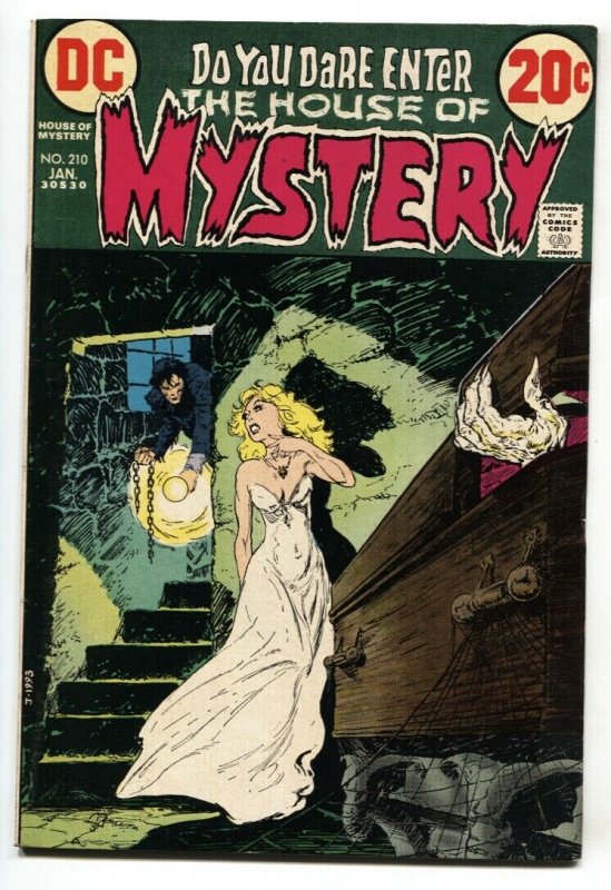 HOUSE OF MYSTERY #210 comic book KALUTA COVER vf/nm