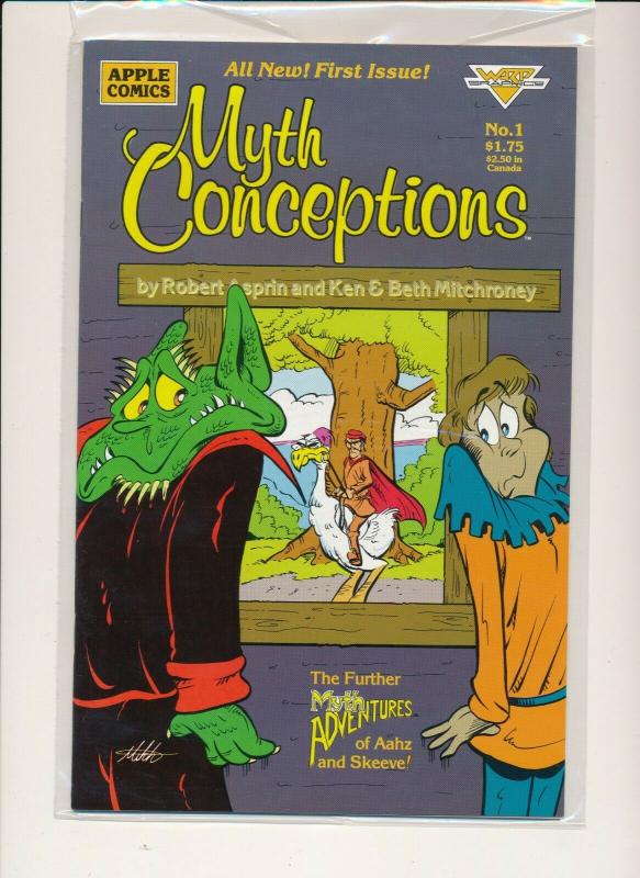 Apple Comics SET OF 8-MYTH CONCEPTIONS #1-#8  F/VF(PF853)