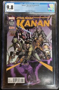 KANAN: THE LAST PADAWAN #6  2015 CGC 9.8