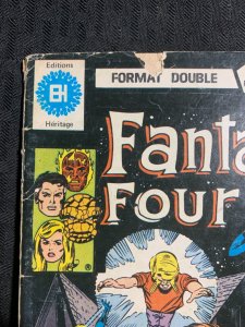 1980 FANTASTIC FOUR French EH Comic #113/114 VG- 3.5 Double Issue