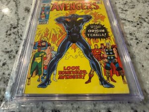 Avengers # 87 CGC Graded 6.5 Marvel Comic Book Black Panther Origin 1971 JH33