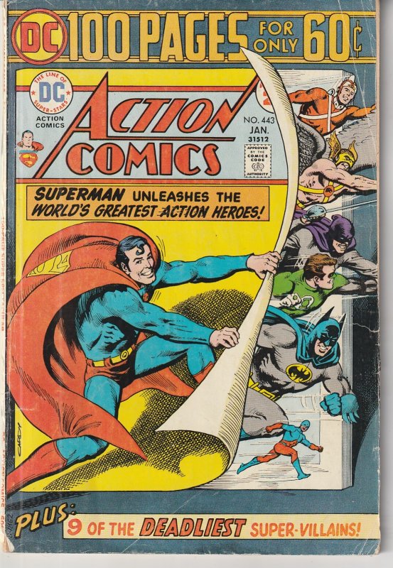 Action Comics(vol. 1) # 443 The Original 100PG Spectacular