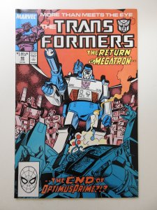 The Transformers #48 (1989) Beautiful NM- Condition! Return of Megatron!