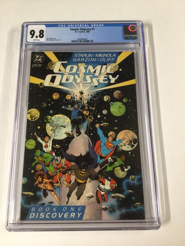 Cosmic Odyssey 1 Cgc 9.8 White Pages Dc