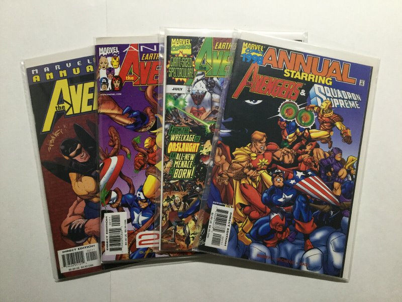 Avengers Annual 1998 1999 2000 2001 lot Near Mint Nm Marvel