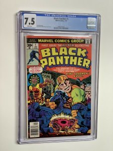 Black Panther 1 cgc 7.5 wp marvel 1977