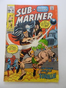 Sub-Mariner #40 (1971) VG condition