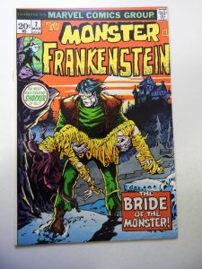 The Frankenstein Monster #2 (1973) FN+ Condition