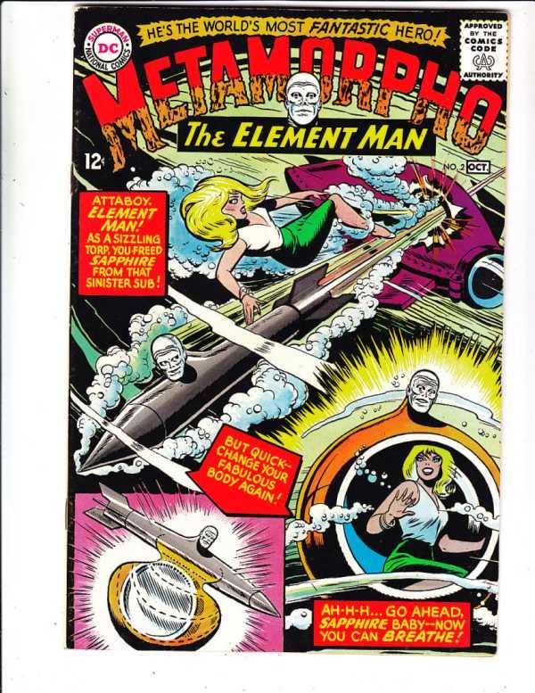 Metamorpho the Element Man #2 (Oct-65) FN/VF+ High-Grade Metamorpho, Simon St...