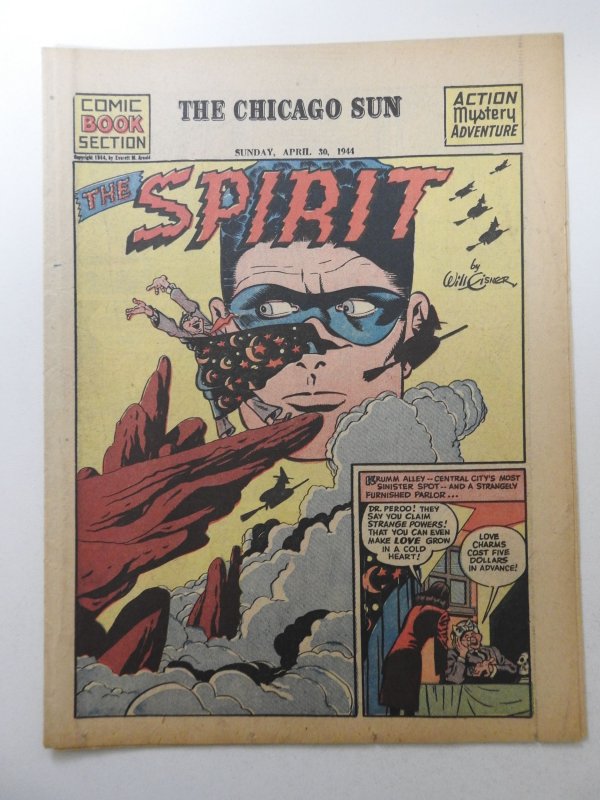 The Spirit #205 (1944) Newsprint Comic Insert Rare!