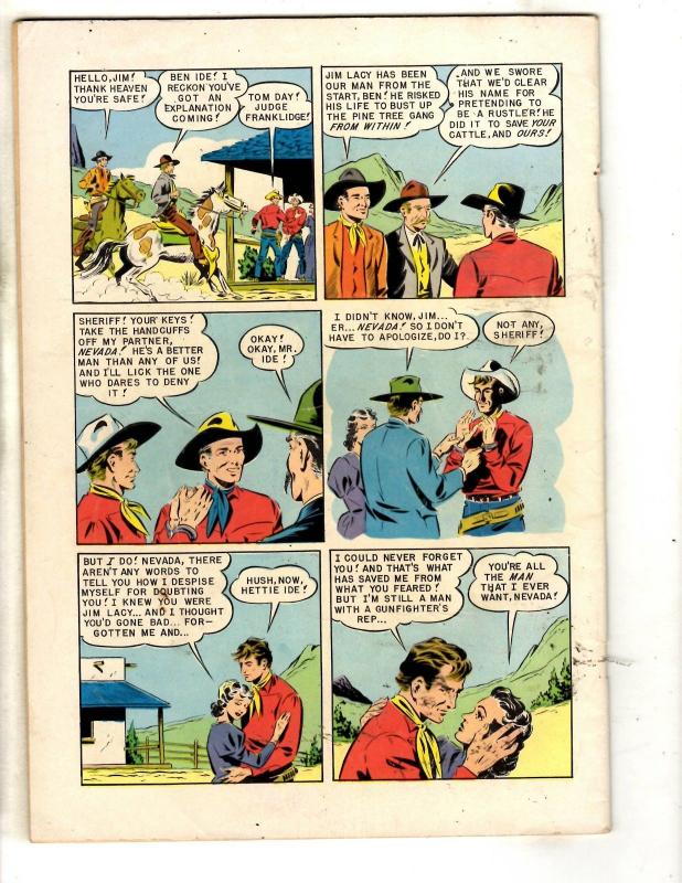 Four Color # 412 FN Dell Golden Age Comic Book Zane Grey Nevada Western JL1