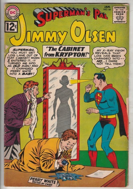 Jimmy Olsen, Superman's Pal  #66 (Jan-63) FN/VF Mid-High-Grade Jimmy Olsen