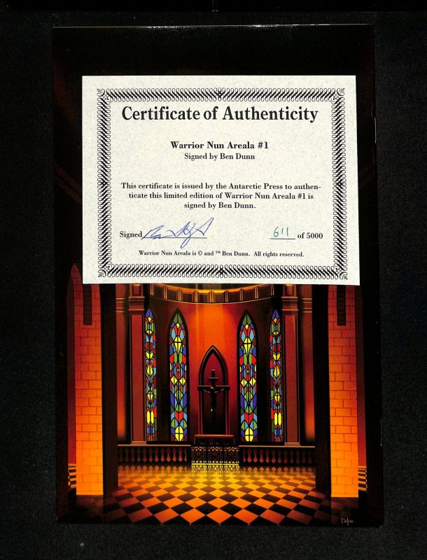 Warrior Nun Areala (1994) #1 Platinum Foil Edition Variant