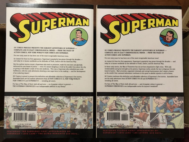 The Superman Chronicles Full Set 1-10 FN-NM