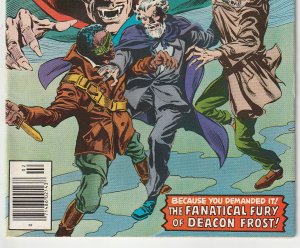 Tomb of Dracula(vol. 1) # 53   At Last ! Blade vs Deacon Frost !