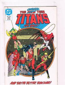 New Teen Titans #20 VF 1st Print DC Comic Book Robin Cyborg DE2