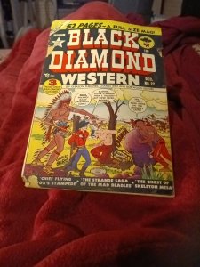 Black Diamond #22 Lev Gleason 1950 Golden Age Western Comics Charles Biro Cover