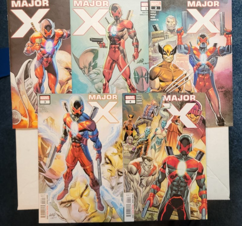 Major X #0-#4 5 Issue Pack! Near Mint!