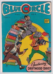 Blue Circle Comics #5 (1945) Golden age!