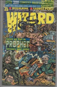 WIZARD Magazine #35, NM, Platt Prophet Sealed w/ swag, 1994