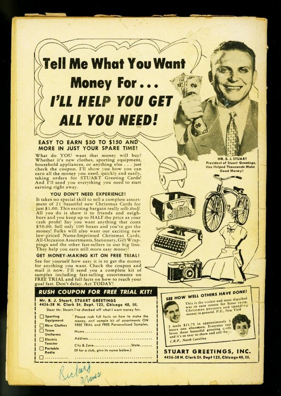 Wild Bill Hickok #20  1954 - Avon  -G - Comic Book