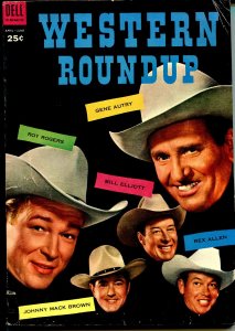 Western Roundup #6  1954 - Dell  -VG - Comic Book