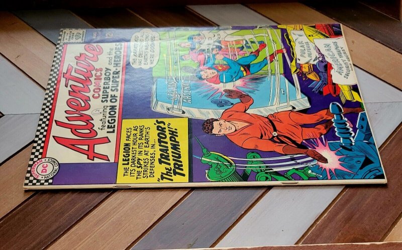 Adventure Comics #347 VG+ DC 1966, Shooter! 2nd apps FERRO LAD, KARATE KID +more 