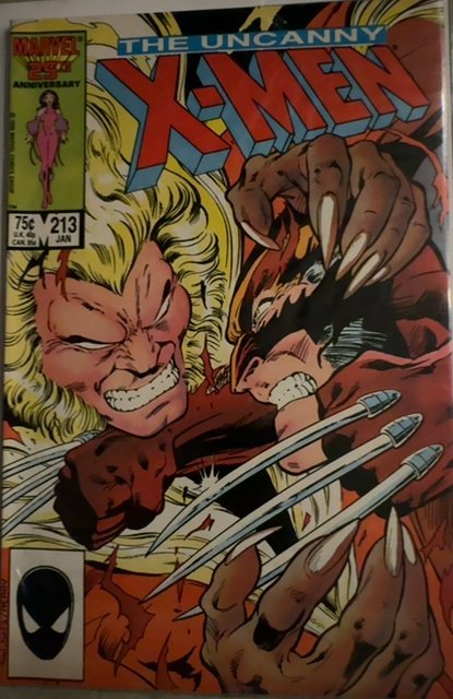 The Uncanny X-Men #213 (1987) X-Men 