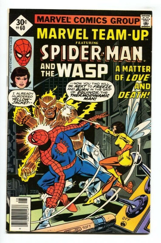 Marvel Team-up #60 Wasp-Spider-Man comic book NM-