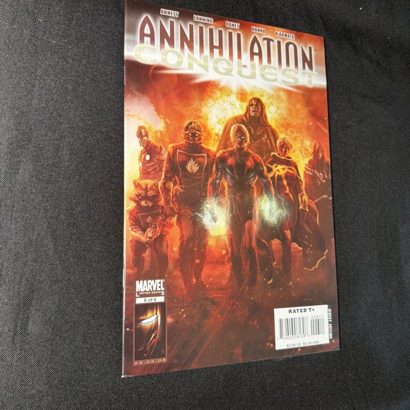 Annihilation Conquest #6 2008 Marvel Guardians Of The Galaxy