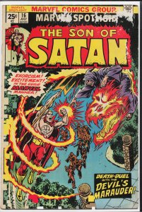 Marvel Spotlight #16 (1974) Son of Satan