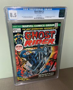 Ghost Rider #1 (CGC 8.5 VFN+) 1st Daimon Hellstrom / August 1973