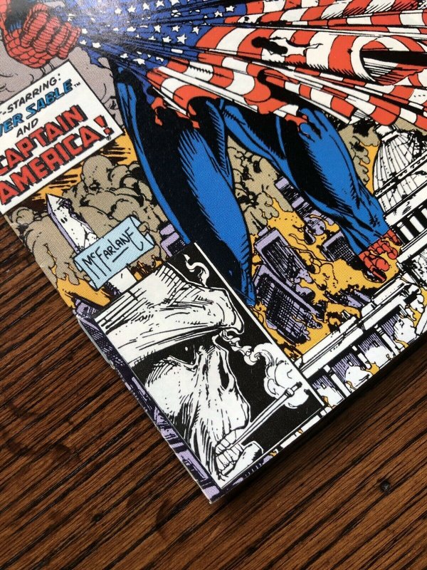 Amazing Spider-Man #325 PRIMO! 1989 Marvel Red Skull Capt America Todd McFarlane