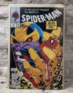 Spider-Man #17 (1991, Marvel Comics) Thanos Cover Infinity Gauntlet NM
