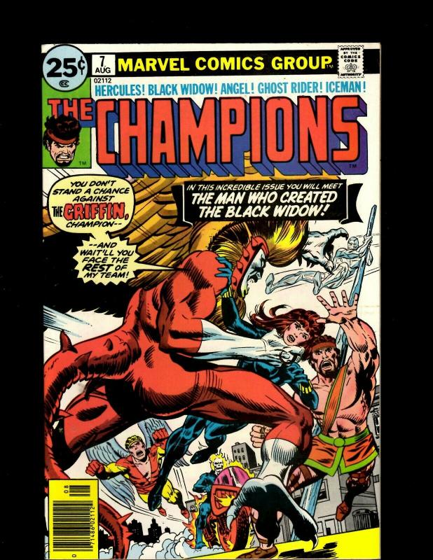 Lot of 6 The Champions Marvel Comic Books #2 3 4 5 6 7 GK18