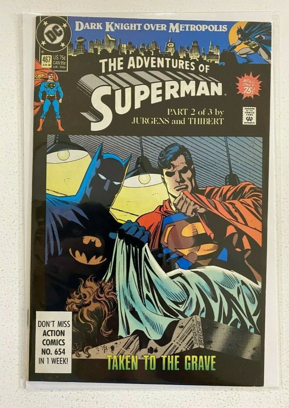 Adventures of Superman #467 DC 6.0 FN (1990) 