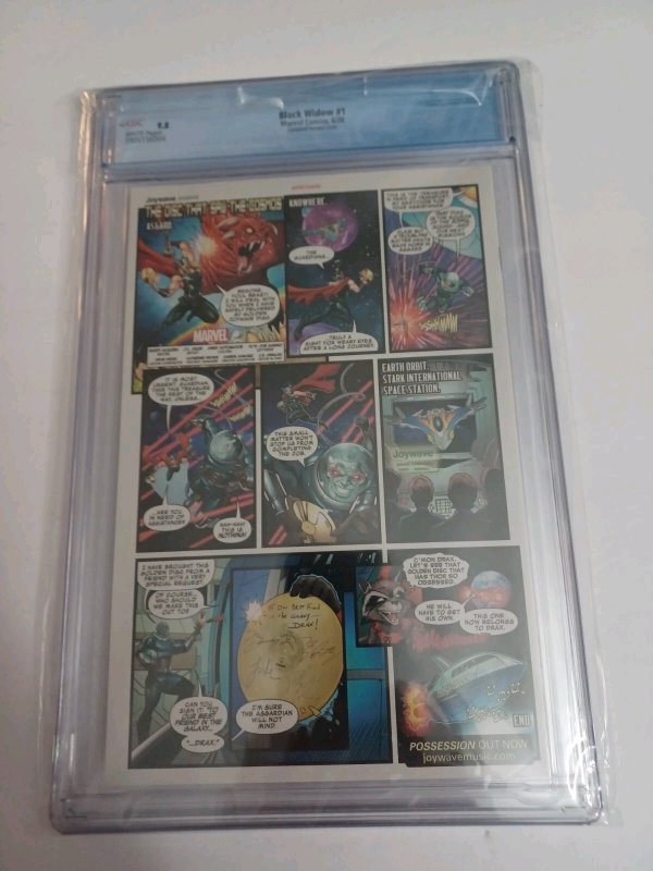 Black Widow #1 J Scott Campbell variant - 2020 - CGC 9.8