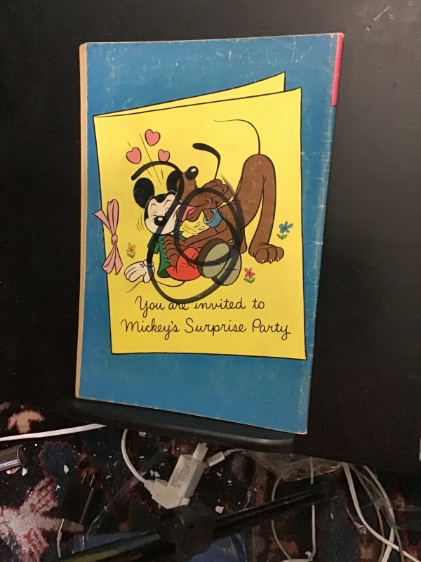 Mickey Mouse Surprise Party (1968)  mid grade giant size Disney key! FN Wow!