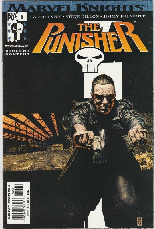 5 The Punisher Marvel Comic Books # 1 2 (2) 4 5 Spider-Man Ennis Dillon AH9