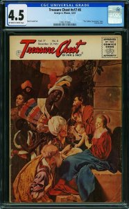 Treasure Chest of Fun & Facts V17 #8 (1961) CGC 4.5 VG+