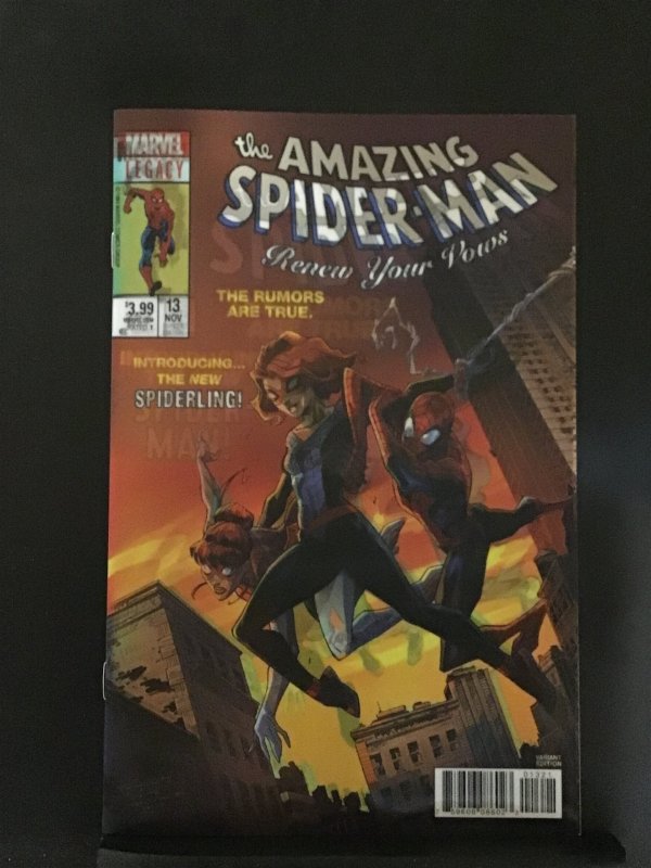 The Amazing Spider-Man Renew Your Vows #13 Khary Randolph Lenticular Homage Cvr