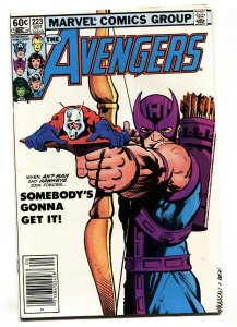 Avengers #223 comic 1982 -  2nd Taskmaster Civil War - Hawkeye- Ant Man 