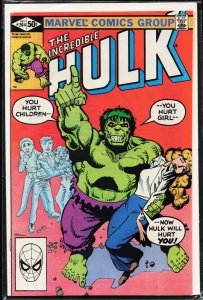 The Incredible Hulk #264 (1981) Hulk
