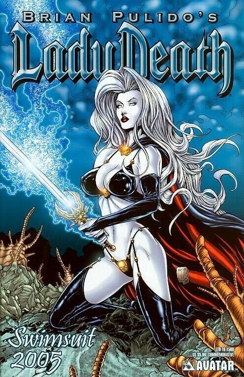 Lady Death : Swimsuit 2005 Commemorative Limited to 1500 Variant Cover !!   NM