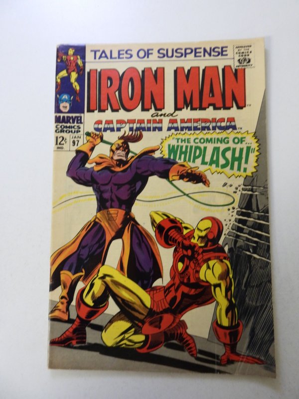 Tales of Suspense #97 (1968) 1st appearance of Whiplash VG+ condition