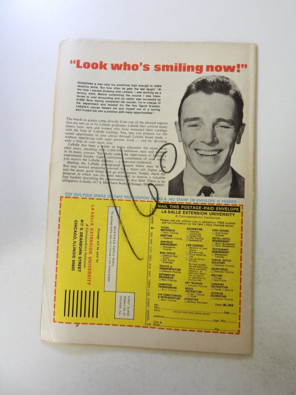 The Defenders #7 (1973) VG/FN condition writing back cover