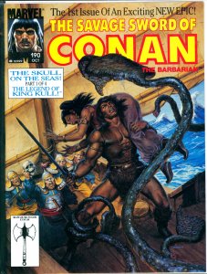 Savage Sword of Conan #190 Marvel Comics 1991 VF-