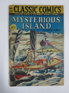 CLASSICS ILLUSTRATED 34 HRN 35 1st ed. PR Mysterious