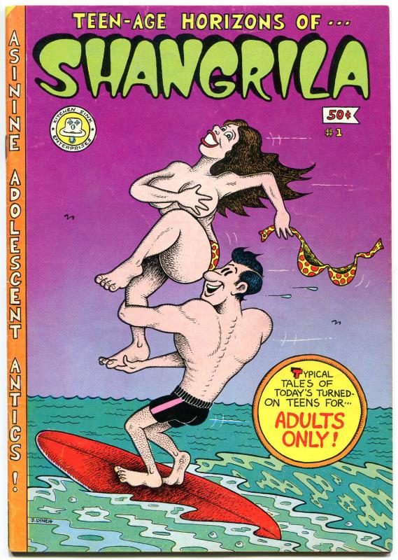 Teen-age Horizons of SHANGRILA #1, FN, Underground, 1970, 3rd, more UG in store